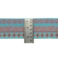 thumbnail image 4 of IBA Indianbeautifulart Gray Aztec Geometric Printed Ribbon Trim 9 Yards Velvet Fabric Laces For Crafts Sewing Accessories 2 Inches, 4 of 5