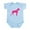 Sky Blue, variant on CafePress - Boxer Silhouette Baby Light Bodysuit - Baby Light Bodysuit, Size Newborn - 24 Months