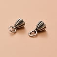 thumbnail image 4 of QualitChoice 2Pcs Lotus Silver Mini Lightness Charm Pendant Pendants All-match Wide Application Jewelry Accessory Decorative Bracelet Small Obsolescence Large, 4 of 6