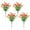 Realistic Outdoor Flowers Under $5 a8, variant on RRJ Outdoor Artificial Flowers, Realistic Morning Glory Faux Plants, 4PC UV Resistant Weatherproof Garden Decor, Faux Floral Arrangements for Patio Porch Yard Landscaping