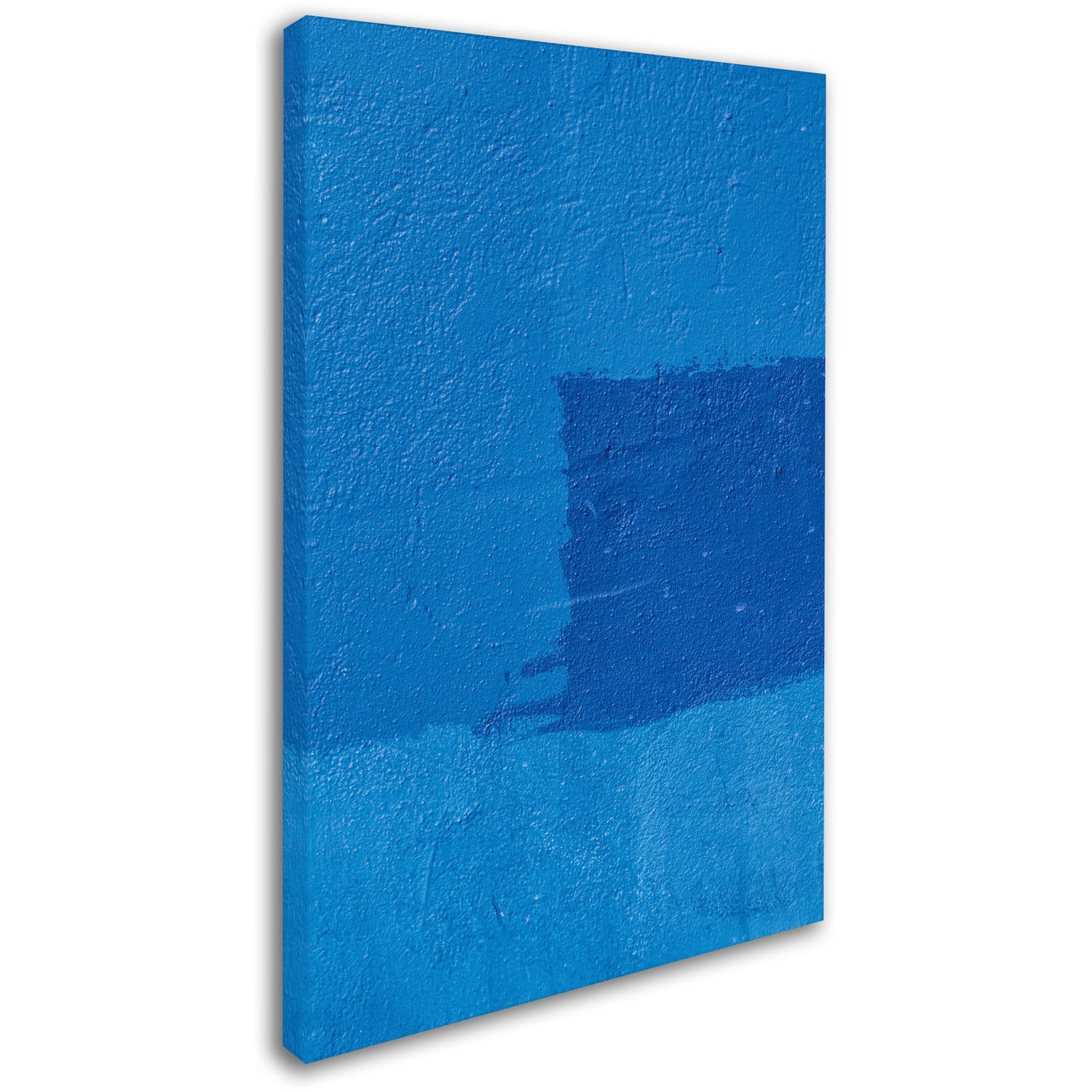 Trademark Fine Art "Abstract Blue" Canvas Art by Claire Doherty
