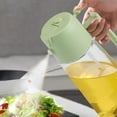 thumbnail image 3 of Glass Oil Spray Bottle Household Kitchen Pouring Kettle Oil Sprayer Bottle 2 In 1 Oil Vinegar Bottle Dispenser 470ml(GREEN), 3 of 5