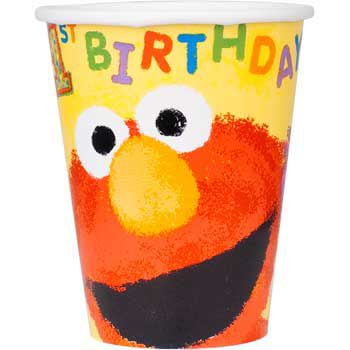 Sesame Street 1st Birthday Cups (18-pack) - Party Supplies