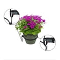 thumbnail image 3 of Trianu 3 Pack Plant Holder Ring, Flower Pot Mounting Ring, Wall Planter Hook, Metal Plant Hanger Ring, 4 inch, 3 of 7