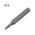 thumbnail image 1 of H4×28mm Small Hex Screwdriver Bits H1.5 4mm Hex Shank, 1 of 8