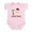 Petal Pink, variant on CafePress - My 1St Christmas Santa Claus Infant Bodysuit - Baby Light Bodysuit, Size Newborn - 24 Months