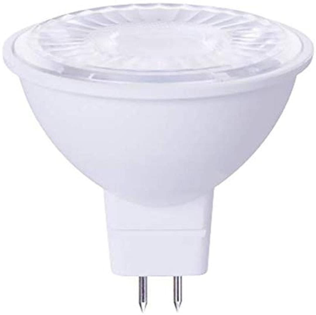 Cool White 50W Equivalent Dimmable Anyray 2-LED Light Bulbs MR16 GU 5.3 Base 