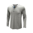 thumbnail image 2 of Sunloudy - Camisetas informales para hombre, cuello redondo, manga larga, cuello redondo, cierre de botones, escote Sunloudy S M L XL XXL, 2 of 5