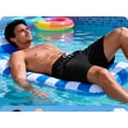 thumbnail image 3 of Tyhengta Men's Swim Trunks Quick Dry Beach Shorts with Zipper Pockets and Mesh Lining Black 34, 3 of 5