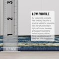 thumbnail image 4 of Ottomanson Aisle Runner Rug 1'11" x 16' – Soft Non-Slip Rug, Low Pile Carpet for Hallways, Events, Churches & Extra-Long Indoor Spaces, Mahal Navy, 4 of 5