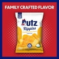 thumbnail image 3 of Utz Ripples Cheddar & Sour Cream Potato Chips, Gluten-Free, Family Size, 7.75 oz Bag, 3 of 8