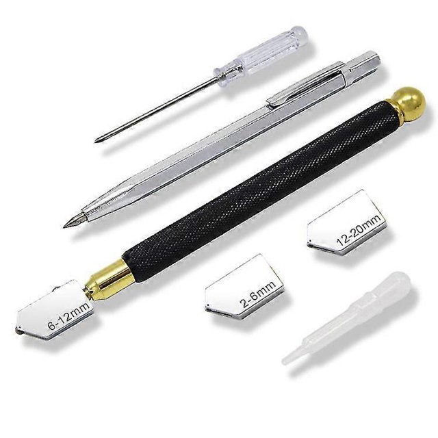 Professional Glass Cutter, Manual Glass Cutter, Diamond Glass Cutter, Glass Cutter, Glass Cutter For 2-20 Mm, Self-oilin