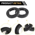 thumbnail image 5 of Unique Bargains Universal Oil Seal TC Double Lip W Steel Spring Seal Ring Rotary Shaft Seal 28x47x7mm High Pressure NBR Rubber Black 5pcs, 5 of 7