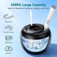 thumbnail image 4 of XIRQI 2026 New Dental Ultrasonic Retainer Cleaner Machine - 45Khz Dental Cleaning Pod with 4 Modes,Digital Timer & 200Ml Capacity for Denture,Mouth Guard,Night Guard,Braces,Toothbrush Head & Jewelry, 4 of 7