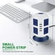 thumbnail image 5 of Toma de corriente,Tower Surge Protector con Surge Protector 8 salidas de CA 4 puertos USB Power Strip Tower Cable de Tomshoo Toma de corriente, 5 of 7