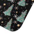 thumbnail image 3 of Black Christmas Tree Pattern Dish Drying Mat for Kitchen 1 Pack, Ultra Absorbent Microfiber Dishes Drainer Mats,18x24in(46x61cm), 3 of 4