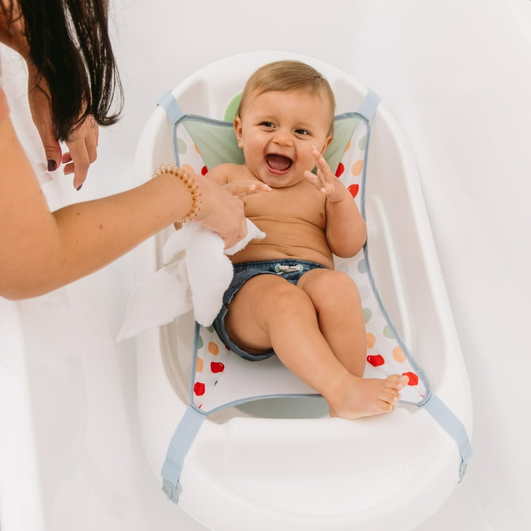 Hopscotch Lane Newborn to Toddler White 3-in-1 Rigid Baby Bathtub