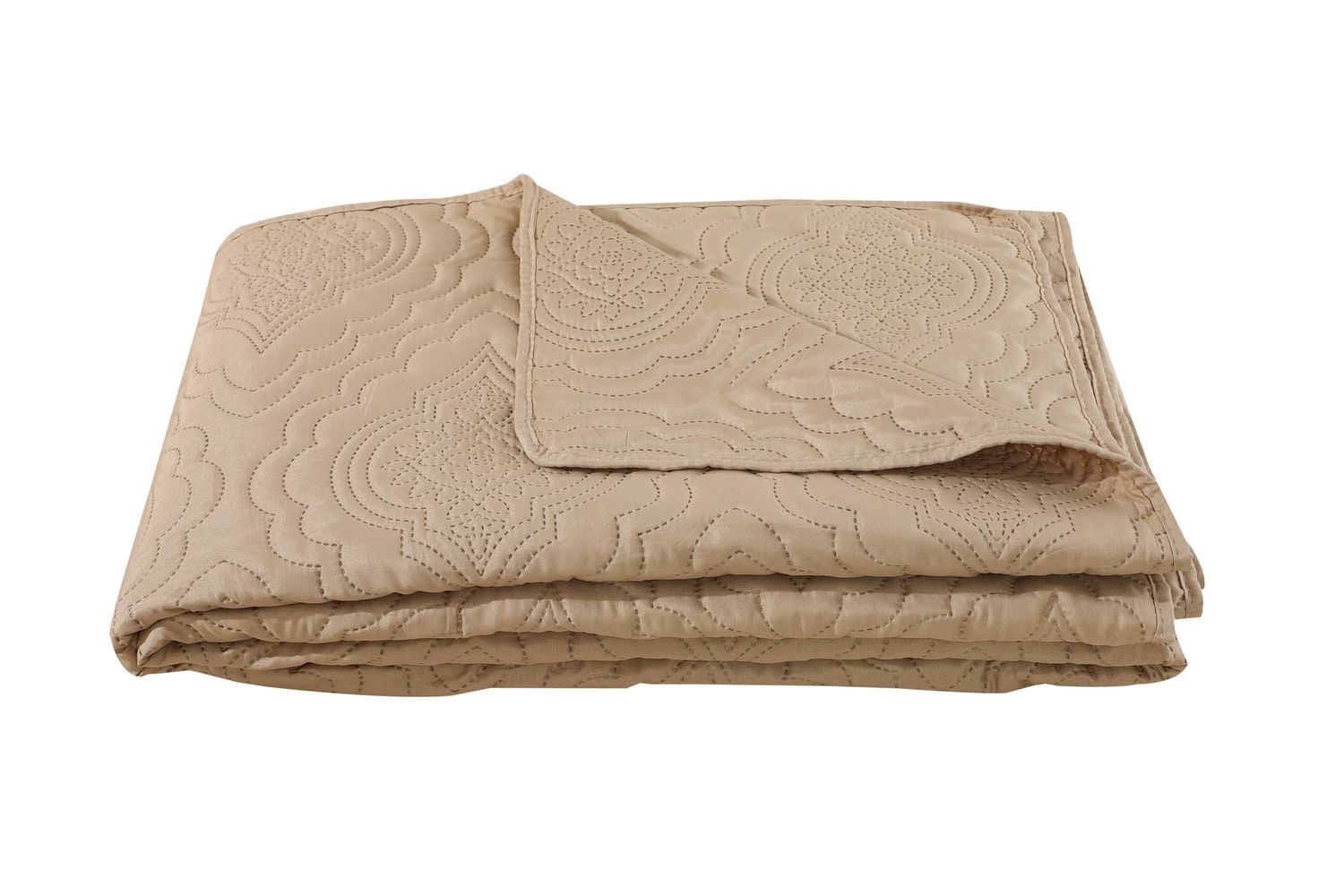 Marina Decoration Solid Embossed Pinsonic Coverlet Bedspread Bedding Ultra Soft Summer Quilt Set with Shams