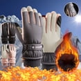 thumbnail image 1 of Xihbxyly Guantes de Invierno, Resistentes Al Viento y Al Frío, Diseño de Palma Antideslizante, Forro Cálido de Terciopelo Ártico, Adecuados para Conducir, Ciclismo, Senderismo, Esquí y Actividades Al, 1 of 5