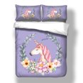 thumbnail image 1 of Juego de cama Sleepy Unicorn de colores, 1 of 3