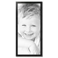 thumbnail image 2 of ArtToFrames 19" x 42" Black Engraved Edges Picture Frame, 19x42 inch Black Wood Poster Frame (WOM-4055), 2 of 8