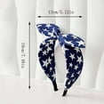 thumbnail image 2 of Patriotic USA Flag Elastic Headband, Red White Blue Design Hair Accessory, for 4th Of July, Independence Day, Parades, Parties, Festivals And Patriotic Events Decor, 2 of 7