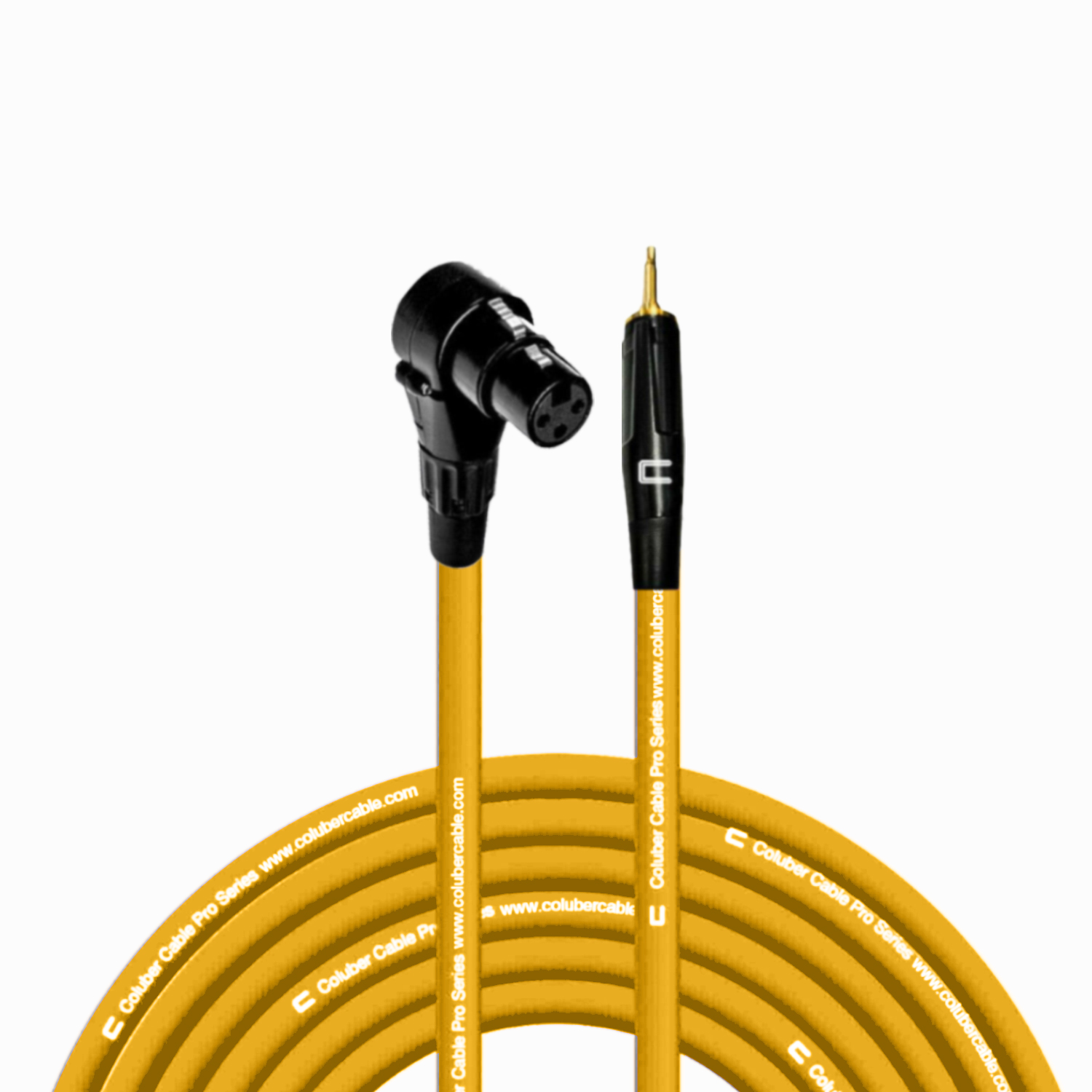 Coluber Cable Right Angle XLR Female to 3.5 TS Male Pro 3Pin Connector