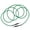 Green_10 m, variant on Guitar Amplifier Cable, 6.35 to 6.35mm Stereos Amplifier Guitar Cord for Studio Monitors Electric Guitar Keyboard Mixers