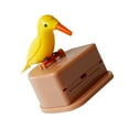 thumbnail image 1 of Cute Cartoon Bird Toothpick Holder Intelligent Automatic Cleaning Tool Case Home Decoration Push Type Dispenser Kitchen Hotel, 1 of 7