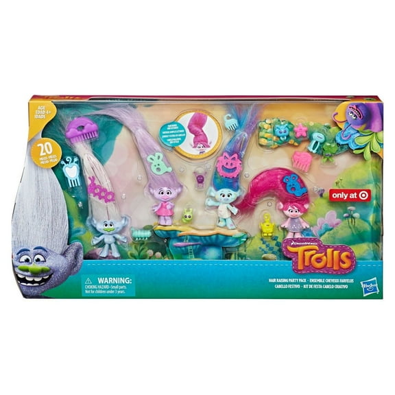 DreamWorks Trolls Hair Raising Dolls, 20 Pieces