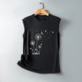 thumbnail image 4 of Débardeurs pour Femmes Col Rond Coupe Ample Basique Imprimé Blouse Décontractée Été Sans Manches Tunique d'Entraînement, 4 of 5