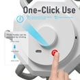 thumbnail image 4 of Masajeador del cuero cabelludo, nuevo masajeador eléctrico del cuero cabelludo con 3 modos Masajeador de cabeza de 360 ​​grados, portátil e inalámbrico (versión blanca-básica), 4 of 5