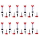 thumbnail image 2 of Paquete de 10 camisetas reductoras de pelotas de golf Wosthever soporte multicolor para entrenamiento Rojo, 2 of 6