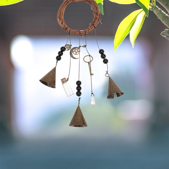 Witch Bells Magical Wind Chimes, Witch Bells Protection Door Hangers  Blessing Door Decoration Witch Wind Bell Handmade Hanging Witch Bells Wiccan  Wind Chimes