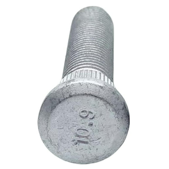 Zeiwohndc 10Pcs 12mmx1.5 Wheel Studs and Lug Nuts Extended Knurled Bolt Tire Bolts