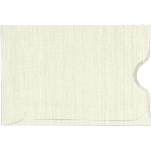 LUXPaper Credit Card & Gift Cards Sleeves, 80 lb, Natural Linen, 1,000 Pack, Size 2 3/8 x 3 1/2