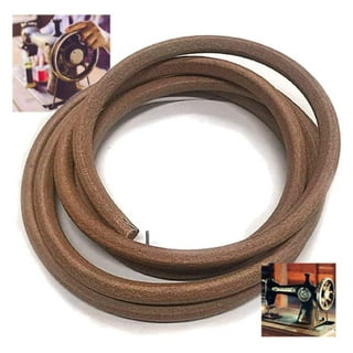 Hicello 72 inch/183cm Leather Belt Antique Treadle Parts + Hook for Singer Sewing Machine (1pcs)