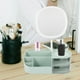 thumbnail image 3 of Porta cosméticos con espejo cosmético, soporte para brochas de maquillaje, organizador de cosméticos de escritorio, 3 of 6