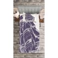 thumbnail image 3 of Ambesonne Nautical Quilted Bedspread Set 2 Pcs, Old Sail Boat in Sea, Twin Size, Lavender, 3 of 3