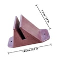 thumbnail image 2 of PAMINGONO 2Ud Soporte Estable Para De Jardín En PVC Color Marrón Para Uso Exterior, 2 of 8