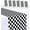 Black and White Checkered, variant on 3 Pcs Light Pink and White Checkered Table Runner Plastic 14 x 108 Disposable Baby Pink Gingham Table Runner for Birthday Wedding Baby Shower Party Table Centerpiece Decorations