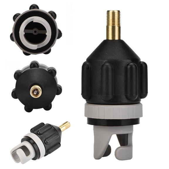 Inflatable Pump Adapter SUP Valve Adapter Air Pump Converter Conventional Air Valve Attachment for Stand Up Paddle Board Kayak Inflatable Boat Dinghy Pool Float