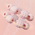 thumbnail image 4 of Hearth & Gear Masseur de Jambes Masseur de Muscles de Mollets Rouleau de Massage pour Jambes Roue de Yoga Matériau en Liège Grand Support de Main Yoga Anneaux en D Sangles Pack Rouleau en Liège Yoga, 4 of 5