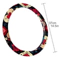thumbnail image 4 of LOVE Stylish 14.5 Inch Printing PVC Leather Car Wheel Cover Steering Wheel Covers Auto Accessories, 4 of 6