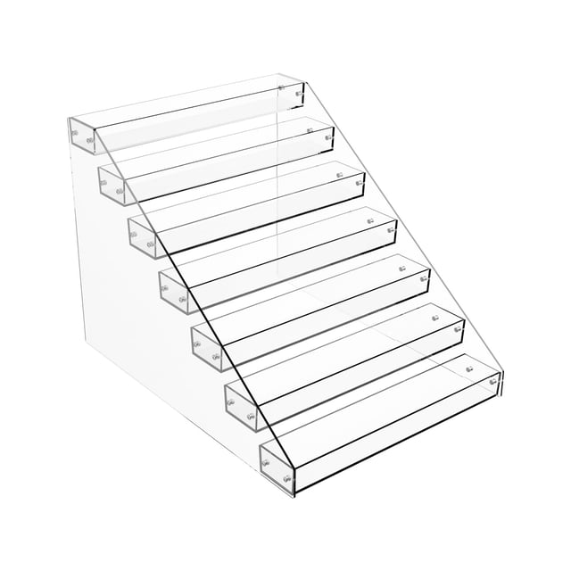 Spice Rack Homakover, acrílico, 7 niveles, transparente, para armario