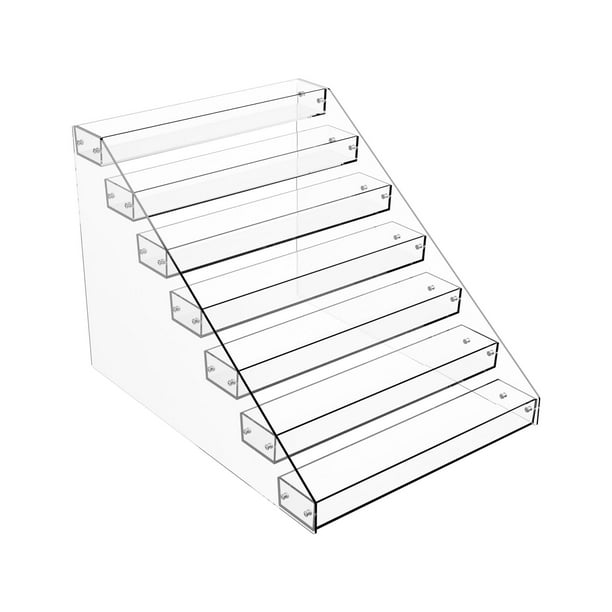 Spice Rack Homakover, acrílico, 7 niveles, transparente, para armario