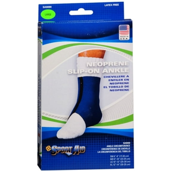 Sport Aid Neoprene Slip-On Ankle Support Large 1 Each