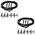 thumbnail image 2 of relayinert Black Quick And Easy Replacement Washer Hose Kit For Window Washer Hose Kit Front Windshield 2Set, 2 of 4