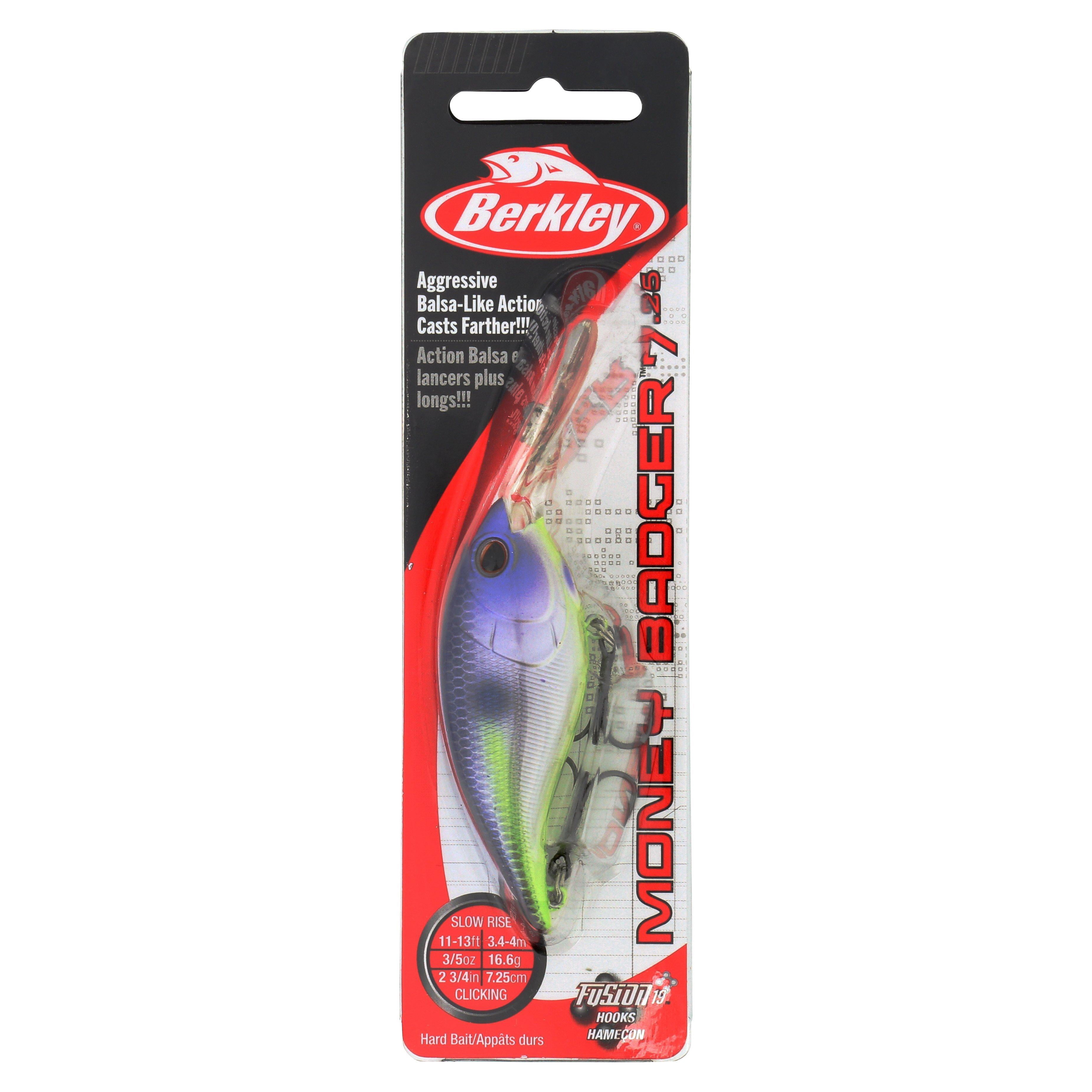 Berkley Money Badger, 7.25, Purple Glimmer