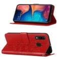 thumbnail image 5 of Galaxy A30 / A20 Phone Case, Dteck Embossed Butterfly PU Leather Wallet Foilo Case Stand Protective Cover with Hand Strap [Built-in card slots/money pocket] for Samsung Galaxy A30 A20, Red, 5 of 5